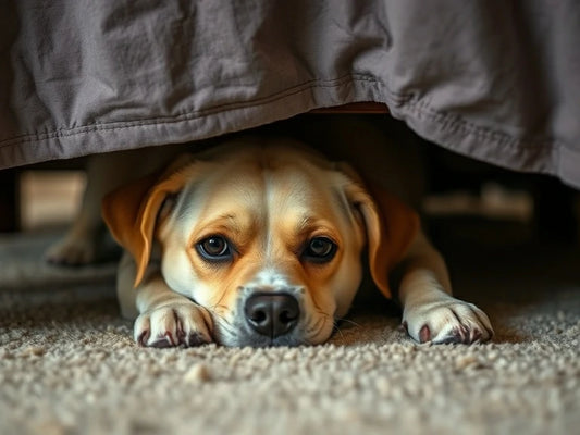 Why Does My Dog Hides Under the Bed Exploring the Secrets Behind Dog Behavior