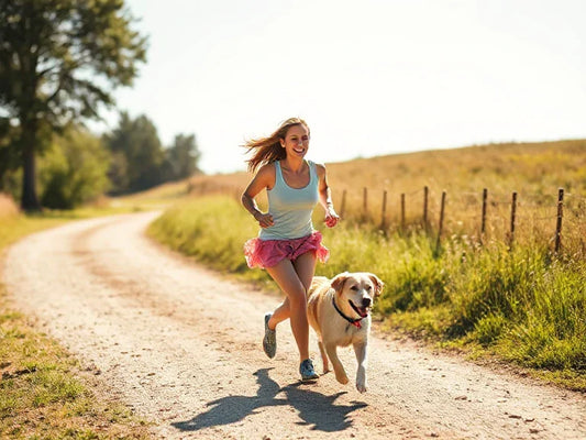 how to run with a dog