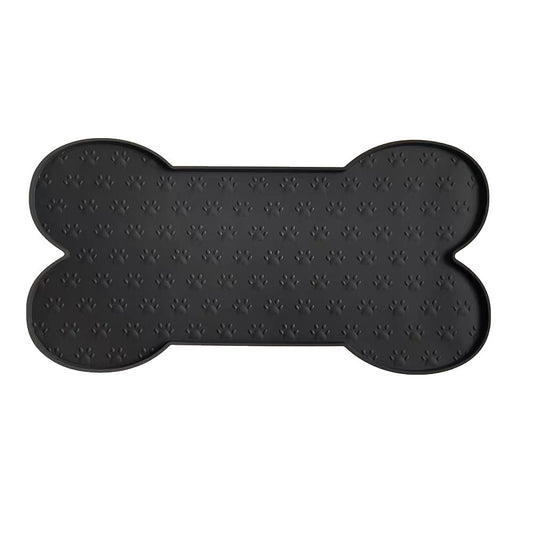 PUPPHUB Pet Silicone Food Mat Bone Shape Spill-Proof