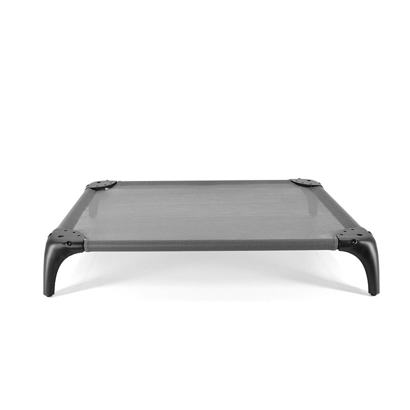 Sizing chart for large raised dog bed: XL 40.1"x27.5"x5.9", XXL 46.5"x28.7"x5.9".