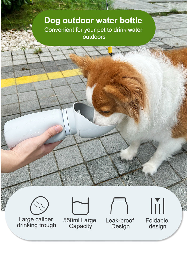 Foldable Silicone Dog Travel Water Bottle