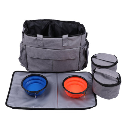 Dog Travel Bag Set