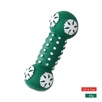 Christmas Dog Chew Toy - Squeaky, Durable, and Festive