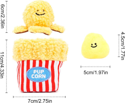 Interactive Plush Squeaky Toy PUP Corn