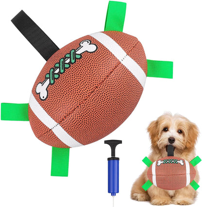 Interactive Dog Toys Rugby Dog Ball