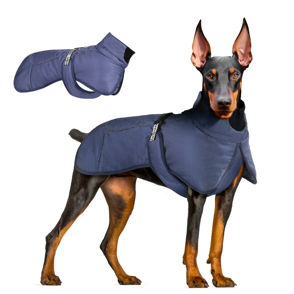 Reflective Warm Dog Windbreaker Windproof and Waterproof for Large Dogs